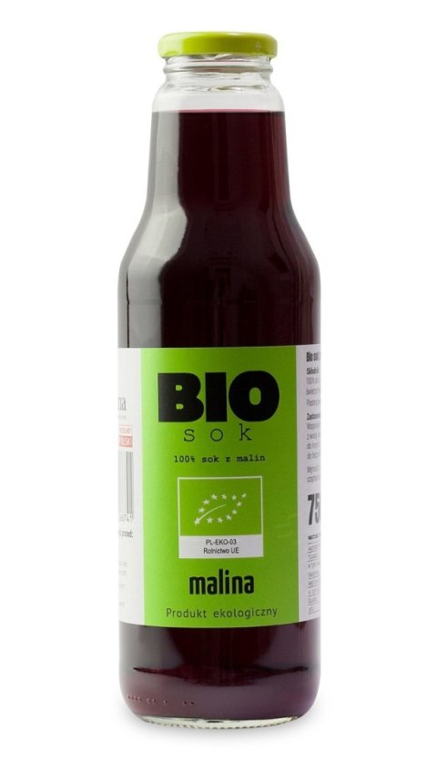 SOK Z MALIN NFC BIO 750 ml - KAMIONNA SOK Z MALIN NFC BIO 750 ml - KAMIONNA
