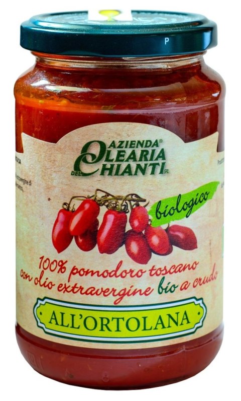SOS POMIDOROWY Z TOSKAŃSKICH POMIDORÓW Z WARZYWAMI BEZGLUTENOWY BIO 340 g - AZIENDA OLEARIA CHIANTI SOS POMIDOROWY Z TOSKAŃSKICH POMIDORÓW Z WARZYWAMI BEZGLUTENOWY BIO 340 g - AZIENDA OLEARIA CHIANTI