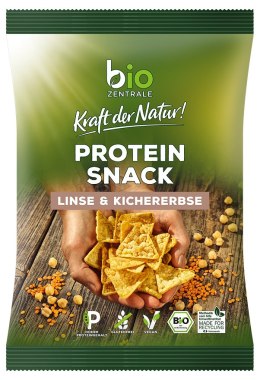 CHRUPKI PROTEINOWE SOCZEWICA - CIECIERZYCA BEZGLUTENOWE BIO 50 g - BIO ZENTRALE