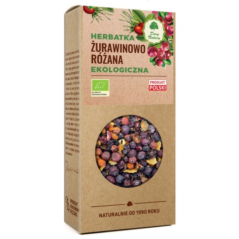 HERBATKA ŻURAWINOWO - RÓŻANA BIO 100 g - DARY NATURY HERBATKA ŻURAWINOWO - RÓŻANA BIO 100 g - DARY NATURY