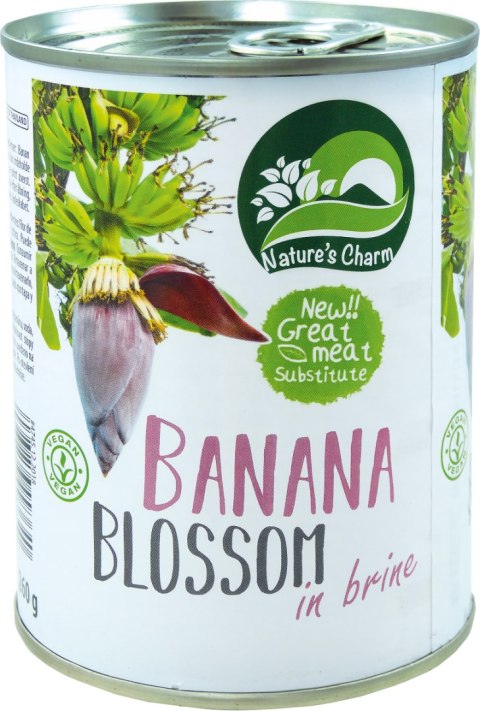 KWIATOSTAN BANANA W ZALEWIE SOLANKOWEJ 510 g (260 g) - NATURE'S CHARM KWIATOSTAN BANANA W ZALEWIE SOLANKOWEJ 510 g (260 g) - NATURE'S CHARM