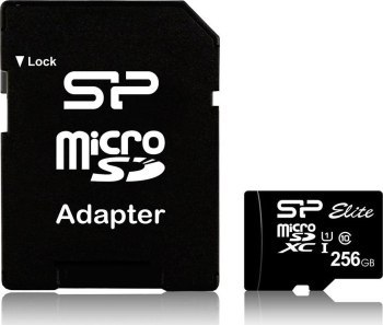Karta pamięci Silicon Power microSDXC Elite 256GB CL10 UHS-1 (U1) + ADAPTER microSD-SD (SP256GBSTXBU1V10SP) Karta pamięci Silicon Power microSDXC Elite 256GB CL10 UHS-1 (U1) + ADAPTER microSD-SD (SP256GBSTXBU1V10SP)