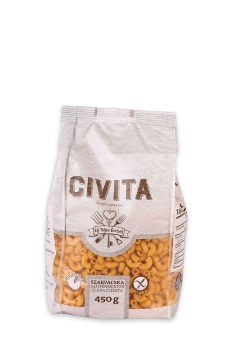 MAKARON (KUKURYDZIANY) KOLANKA BEZGLUTENOWY 450 g - CIVITA MAKARON (KUKURYDZIANY) KOLANKA BEZGLUTENOWY 450 g - CIVITA
