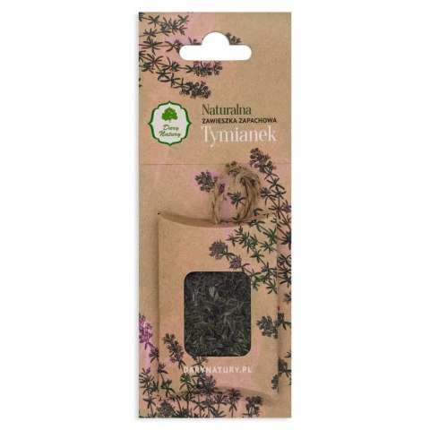 NATURALNA ZAWIESZKA ZAPACHOWA TYMIANEK 1 szt. - DARY NATURY NATURALNA ZAWIESZKA ZAPACHOWA TYMIANEK 1 szt. - DARY NATURY