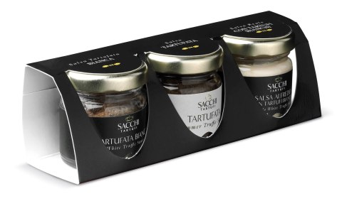 ZESTAW SOSÓW Z TRUFLĄ (3 x 30 g) 90 g - SACCHI TARTUFI ZESTAW SOSÓW Z TRUFLĄ (3 x 30 g) 90 g - SACCHI TARTUFI