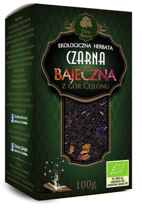 HERBATA CZARNA BAJECZNA BIO 100 g - DARY NATURY HERBATA CZARNA BAJECZNA BIO 100 g - DARY NATURY