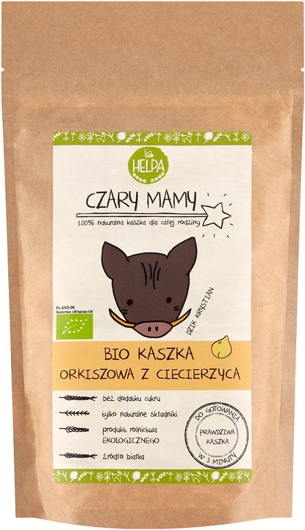 KASZKA ORKISZOWA Z CIECIERZYCĄ BIO 200 g - HELPA KASZKA ORKISZOWA Z CIECIERZYCĄ BIO 200 g - HELPA