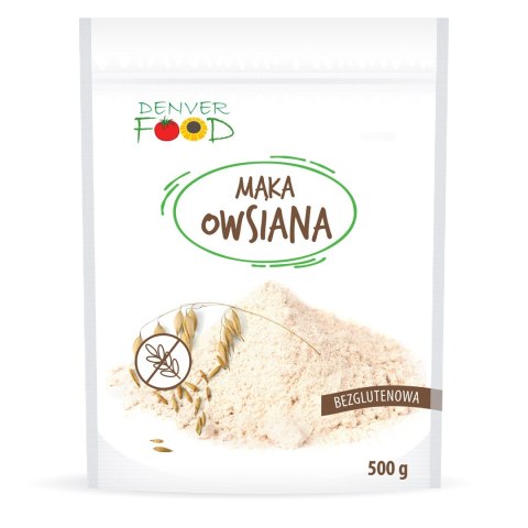 MĄKA OWSIANA BEZGLUTENOWA 500 g - DENVER FOOD MĄKA OWSIANA BEZGLUTENOWA 500 g - DENVER FOOD