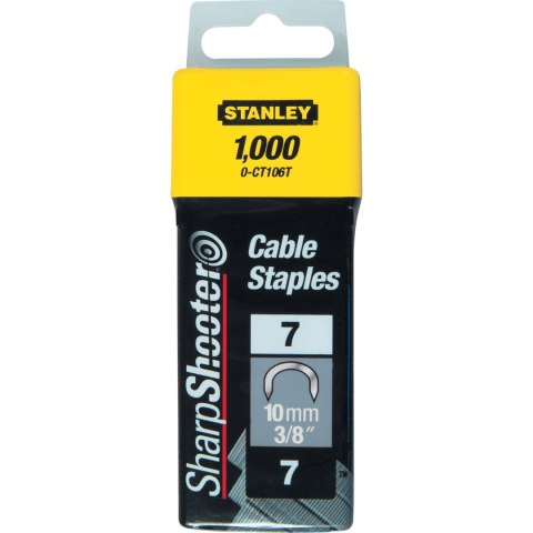 CT108T1 Zszywka typ 7, CT100, 12mm, 1000 sztuk, Stanley 1-CT108T CT108T1 Zszywka typ 7, CT100, 12mm, 1000 sztuk, Stanley 1-CT108T