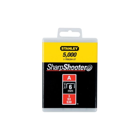 TRA205T1 Zszywka typ A, 3/53/530, 8 mm, 1000 sztuk, Stanley 1-TRA205T TRA205T1 Zszywka typ A, 3/53/530, 8 mm, 1000 sztuk, Stanley 1-TRA205T