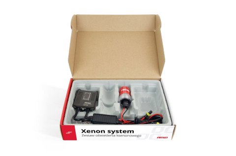 Zestaw hid motocykl skuter s1068 h1 4300k amio-01856