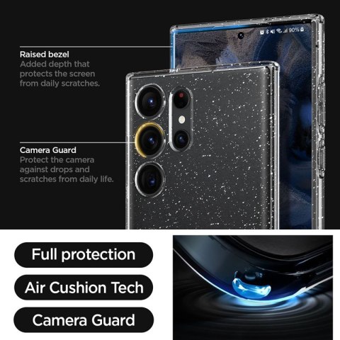 Spigen Liquid Crystal Glitter - Etui do Samsung Galaxy S23 (Przezroczysty) Spigen Liquid Crystal Glitter - Etui do Samsung Galaxy S23 (Przezroczysty)