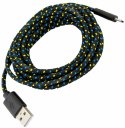 KK21E Kabel micro usb-usb 3m oplot