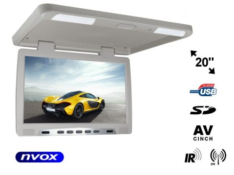 Monitor podwieszany podsufitowy LCD 20cali cali LED IR FM USB SD... (NVOX RF2090U GR) Monitor podwieszany podsufitowy LCD 20cali cali LED IR FM USB SD... (NVOX RF2090U GR)