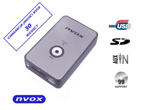 Zmieniarka cyfrowa emulator MP3 USB SD HYUNDAI 8PIN... (NVOX NV1080A HYUNDAI 8PIN) Zmieniarka cyfrowa emulator MP3 USB SD HYUNDAI 8PIN... (NVOX NV1080A HYUNDAI 8PIN)