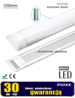 Lampa liniowa natynkowa panel led slim 120cm 40w 6000k zimna
