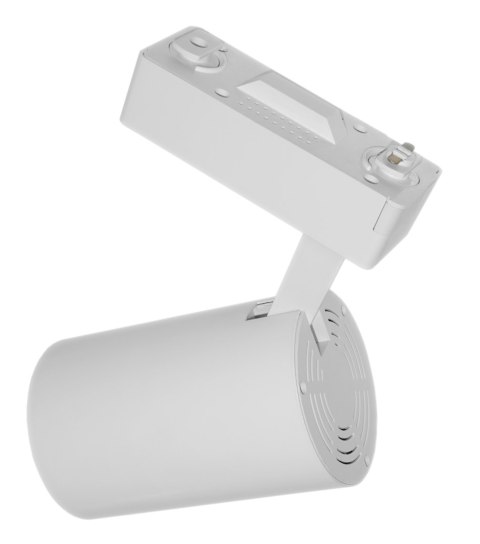 Lampa sklepowa led reflektor szynowy jednofazowy biały 30w 2250 lm światło neutralne 4000k Lampa sklepowa led reflektor szynowy jednofazowy biały 30w 2250 lm światło neutralne 4000k
