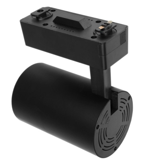 Lampa sklepowa led reflektor szynowy jednofazowy czarny 30w 2250 lm światło neutralne 4000k Lampa sklepowa led reflektor szynowy jednofazowy czarny 30w 2250 lm światło neutralne 4000k