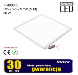 Panel led 60x60 60w lampa sufitowa kaseton 4000k neutralny