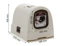 Toaleta dla kota Curver Pet Life kremowa