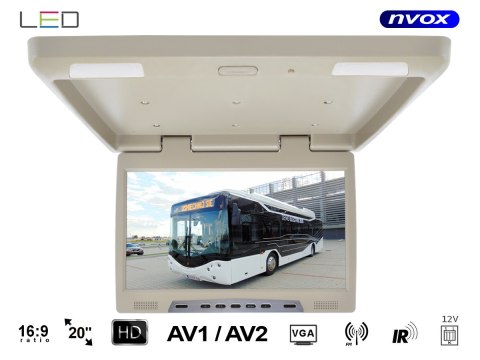 Monitor podwieszany podsufitowy lcd 20cali cali led ir fm vga Monitor podwieszany podsufitowy lcd 20cali cali led ir fm vga