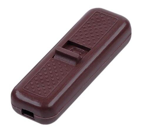 Złącze przełącznik przelotowy brązowy 2A/250V Złącze przełącznik przelotowy brązowy 2A/250V