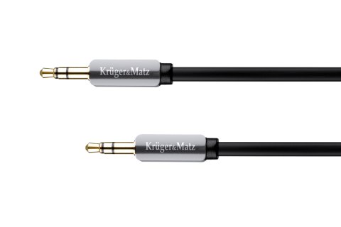 Kabel wtyk prosty - wtyk prosty jack 3.5 stereo 1.0m Kruger&Matz Kabel wtyk prosty - wtyk prosty jack 3.5 stereo 1.0m Kruger&Matz