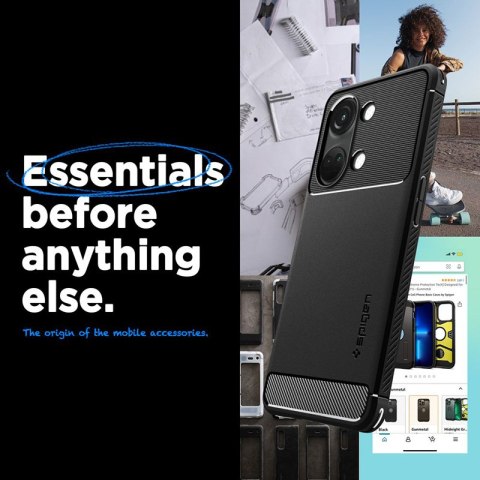 Spigen Rugged Armor - Etui do OnePlus Nord 3 5G (Matte Black) Spigen Rugged Armor - Etui do OnePlus Nord 3 5G (Matte Black)