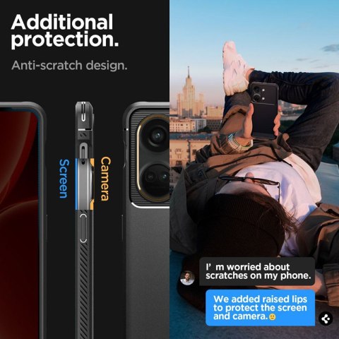 Spigen Rugged Armor - Etui do OnePlus Nord 3 5G (Matte Black) Spigen Rugged Armor - Etui do OnePlus Nord 3 5G (Matte Black)
