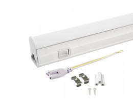 Świetlówka led liniowa t5 150cm 22w on/off ciepła 3000k lampa natynkowa zintegrowana z oprawą