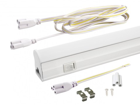 Świetlówka led liniowa t5 150cm 22w on/off neutralna 4000k lampa natynkowa zintegrowana z oprawą Świetlówka led liniowa t5 150cm 22w on/off neutralna 4000k lampa natynkowa zintegrowana z oprawą