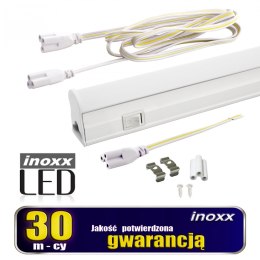 Świetlówka led liniowa t5 90cm 14w on/off zimna 6000k lampa natynkowa zintegrowana z oprawą