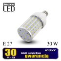 Żarówka e27 led corn 30w metalowa 4000k neutralna