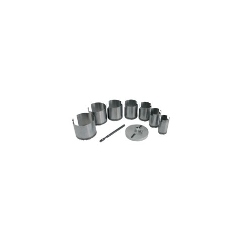 Otwornica 1" 26-63mm, hartowane zęby - 7 części Otwornica 1" 26-63mm, hartowane zęby - 7 części