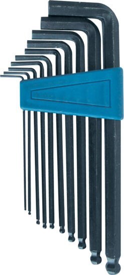 Klucze imbusowe kpl. szt.7 , z kulką 2,5-10mm Klucze imbusowe kpl. szt.7 , z kulką 2,5-10mm
