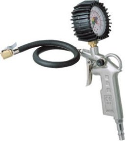 Pistolet do pompowania kół z manometrem ce