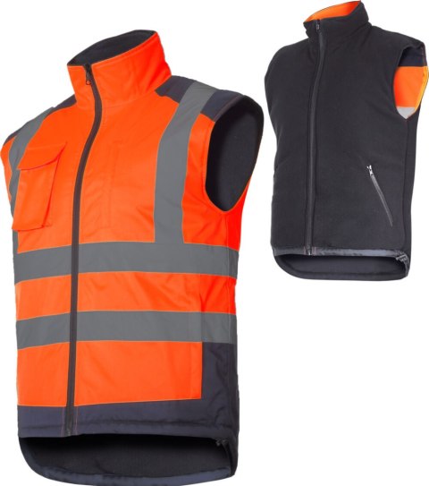 Kamizelka ostrzegawcza dwustronna, pomar., "3xl", ce, lahti Kamizelka ostrzegawcza dwustronna, pomar., "3xl", ce, lahti