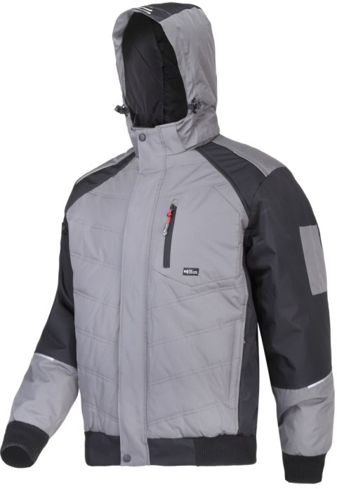 Kurtka ocieplana szaro-czarna, "2xl", ce, lahti Kurtka ocieplana szaro-czarna, "2xl", ce, lahti