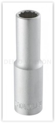 Nasadka długa 15 mm 12 pkt 1/2", mat Nasadka długa 15 mm 12 pkt 1/2", mat