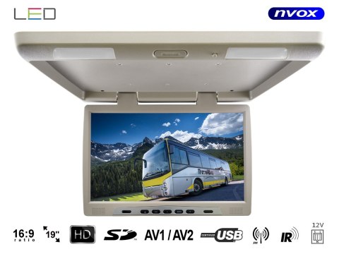 Monitor podwieszany podsufitowy lcd 19cali cali led fm ir usb sd Monitor podwieszany podsufitowy lcd 19cali cali led fm ir usb sd