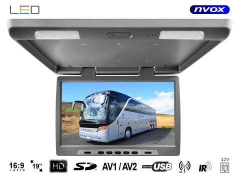 Monitor podwieszany podsufitowy lcd 19cali cali led fm ir usb sd Monitor podwieszany podsufitowy lcd 19cali cali led fm ir usb sd