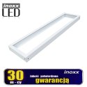 Panel led sufitowy 120x30 48w lampa slim kaseton 6000k zimny+ ramka natynkowa