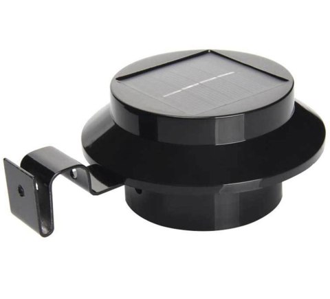 ZD52 Lampa ogrodowa solarna 3led czarna ZD52 Lampa ogrodowa solarna 3led czarna