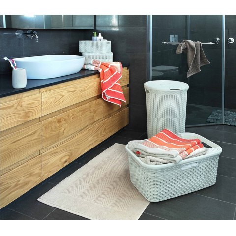 Kosz do magla Curver Natural Style 45L kremowy Kosz do magla Curver Natural Style 45L kremowy