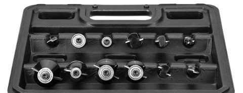Frezy widiowe, trzpień 6 mm, zestaw 12 szt. Frezy widiowe, trzpień 6 mm, zestaw 12 szt.