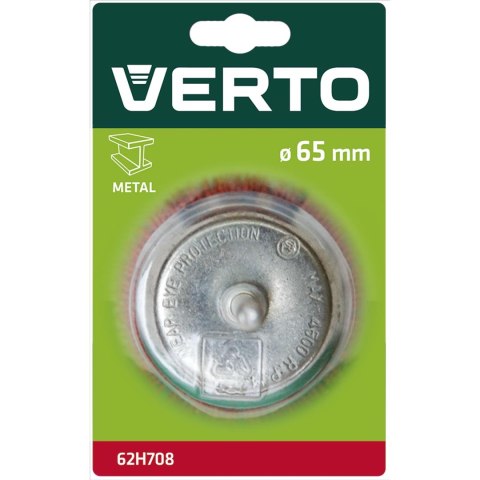 Szczotka ścierna doczołowa z trzpieniem 65 mm Szczotka ścierna doczołowa z trzpieniem 65 mm