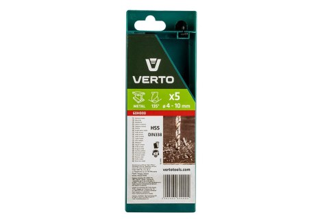 Wiertła do metalu HSS-G, 4.0-10.0 mm, zestaw 5 szt. Wiertła do metalu HSS-G, 4.0-10.0 mm, zestaw 5 szt.