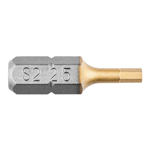 Końcówki wkrętakowe HEX2.5 x 25 mm, 2 szt. Końcówki wkrętakowe HEX2.5 x 25 mm, 2 szt.