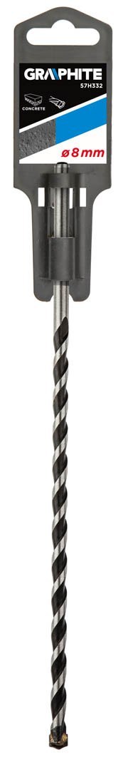 Wiertło do betonu 8 x 250 mm, końcówka motylkowa Wiertło do betonu 8 x 250 mm, końcówka motylkowa