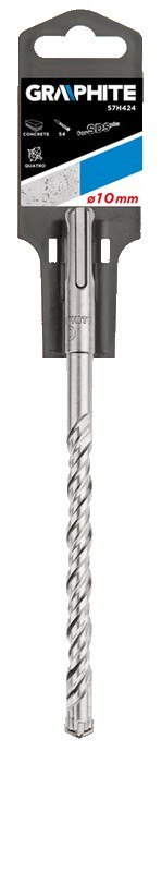 Wiertło do betonu SDS Plus, 10 x 160 mm, S4, quatro